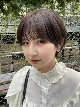 ピークアブー アヴェダ アトレ恵比寿(PEEK-A-BOO AVEDA) ひし形丸み絶壁解消ショート/20代30代40代50代大人可愛い