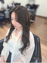 ヘアーガーデンスカイ(hair garden SKY) 韓国風ダークオリーブカラー