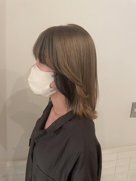 ネオリーブ チロル 横浜西口店(Neolive CiroL.) アンブレラカラー 顔まわりレイヤー