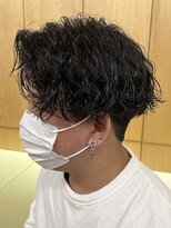 ニアウ 伊勢崎連取店(Niau)&nbsp;メンズマッシュパーマツイストスパイラルパーマ波巻きパーマ