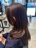【髪質改善Lv☆★★】カラーのみ+オッジィオットトリートメント(前髪カット)