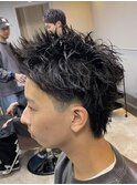新潟スパイキーショート　新潟メンズパーマ