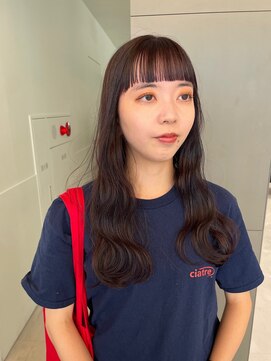 ローレンアオ(LOREN AO) ミルクティベージュオリーブダブルカラーラベンダー