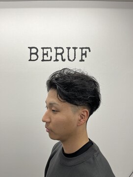 ベルーフ(BERUF) 大人な雰囲気を出すオールバック×ツイストスパイラルパーマ！！