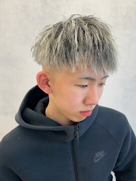 ルースト 西院店(ROOST) パイルツイスト×ホワイトハイライト