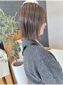 グレージュカラーボブ