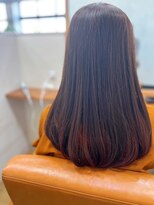 ヘアーブランドジン ティアラ(HAIR BRAND Jin Tiara)&nbsp;艶感のある暖色裾カラー【松山美容室】