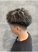 メンズカット×ハイライト