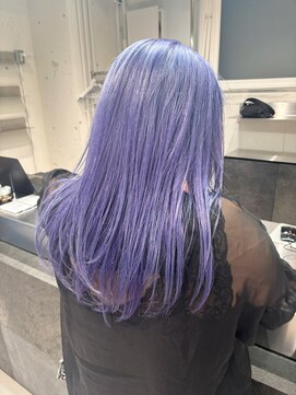 ダブ アオヤマ(DaB AOYAMA) ブルーパープル/ブリーチ/ハイトーン/ブルーシルバー/寒色