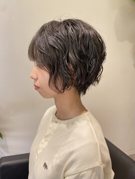 クーナバイトマト 横浜(Cuna by TOMTO) 【RYOSUKE】ショートヘア_ショートパーマ_ニュアンス