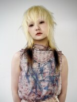 クク(QUQU)&nbsp;ブロンド×ブラウン×デザインマレット