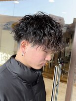 イエローコーン 金沢文庫店(YELLOW CORN) マッシュメンズパーマ/ツイストスパイラルパーマ/波巻きパーマ