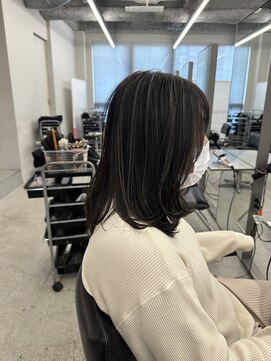 クレア 上大岡(CREA) 白髪ぼかしハイライト縮毛矯正ダブルカラー髪質改善30代40代50代