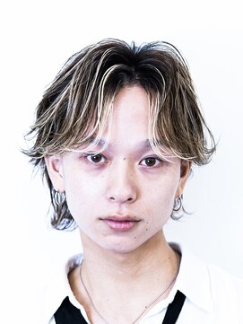 ビカム 名駅(become) 外国人風ハイライト毛流れセンターパート