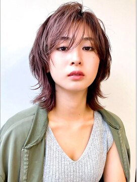 スタートウキョウ 渋谷(STAR TOKYO) 20代ショートヘア◎抜け感ミニウルフ×アッシュベージュ◎小顔