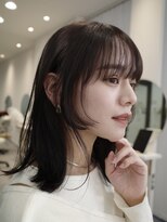 ヌヌ 渋谷 原宿 明治神宮前(nunu)&nbsp;レイヤーカットウルフカットボブグレージュオリーブべージュ