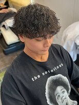 グラム(gram)&nbsp;ゆるスパイラルパーマ×マッシュで朝ラクに