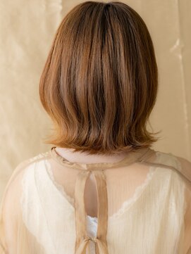 カバーヘア ブリス 北浦和(COVER HAIR bliss) オレンジベージュくびれヘア外ハネボブウルフX北浦和20代30代