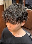 波巻きシャドウパーマ