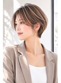 ショートカット/ショートヘア／ショートボブ/30代40代50代