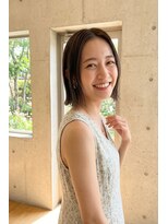 レガリタ(Regarita) 【切りっぱなしボブ×透明感ショコラブラウン】◎20代30代