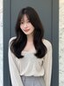 【リピーター人気No.1♪】　カット+ケアカラー+髪質改善幹細胞トリートメント