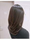 束感レイヤースタイル×髪質改善カラー★