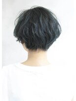 ラエティス(Laetus)&nbsp;濃厚ネイビーカラー×ショートボブ【Laetus】Wカラー/黒髪