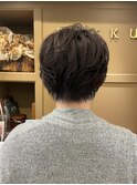 ニュアンスが可愛い☆ショートパーマ