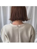 【立町メアリーバイメリー】☆外ハネボブ×オレンジベージュ☆
