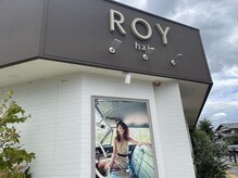 ロイ ヘアー(ROY hair)の雰囲気（シックな外装です♪店内もオシャレな雰囲気♪駐車場完備！）