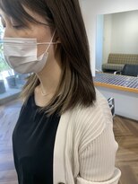 シーン(SCENE)&nbsp;インナーカラー×プラチナベージュ