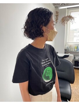 アンブレラ 中目黒(ANBRERA) ボブ×ランダムスパイラルパーマ