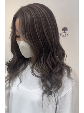 フリックス ナゴヤ(FLIX nagoya) 秋のバレイヤージュスタイル