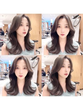 アフロートリノ(AFLOAT Leino) 2wayバング 韓国前髪 シースルー ミディアム くびれヘア 顔周り