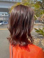 ナカオコアフュール(NAKAO COIFFURE) ヘルシースタイル　ふんわりカール　チョコレートカラー