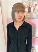 ミルクティーベージュ/ボブヘア【心斎橋/堀江】