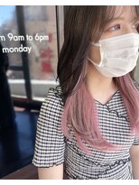 キジ(KIJI)&nbsp;★ペールピンク×インナーカラー★詳細はブログまで