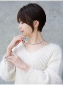 前髪あり大人ショート20代30代40代【AIN.表参道】川原大地