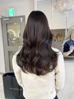 キャンバス バイ ネオリーブ 横浜西口(Canvas by neo.)&nbsp;ダークブラウン韓国レイヤーくびれヘア【NORI】