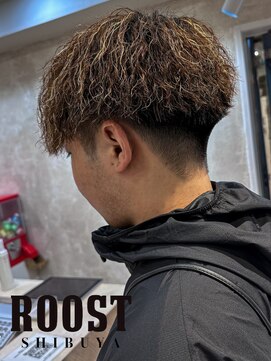 ルースト 渋谷店(ROOST) ツイストスパイラルパーマ×ハイライト