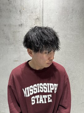 ハイプ(HYPE) センターパート/メンズ/センターパート/ニュアンスパーマ/波巻き