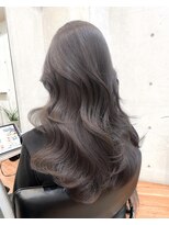 サイン 表参道(SIGN)&nbsp;美髪エアリーロングピンクブラウン切りっぱなしボブ丸型卵型