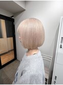 【*人気しかない*】ハイトーンベージュカラー×ボブカット*