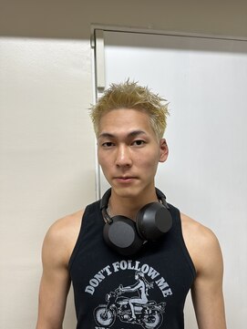 メリケンバーバーショップ トーキョー(MERICAN BARBERSHOP TYO) ハイトーンスパイキーショート