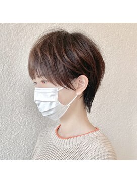 エターナル(ETERNAL) マッシュショート/ハイライトカラー/20代/30代/40代