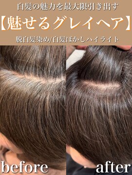 アッシュ 大泉学園店(Ash) 魅せるグレイヘア×リュクスグレージュ【Ash大泉学園 横山】