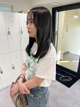 オーシャン(Ocean) 【OceanHair&Life田中愛梨】大人かわいい暗髪/オリーブベージュ