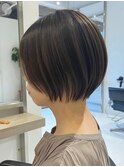 髪質改善ショートボブレイヤーカット