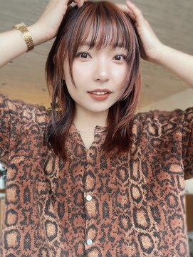 ボコカ(bococa) 【macana指名】デザイン オレンジ レイヤーカット 向ヶ丘遊園